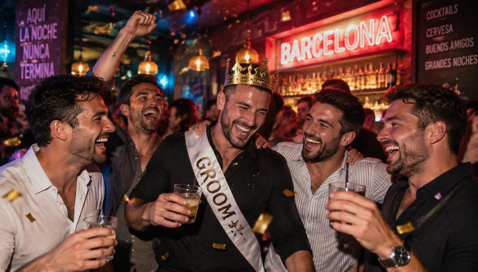 Enano esposado en Barcelona